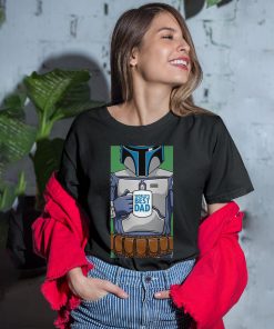 Star Wars Father?s Day Jango Fett World?s Best Dad Portrait T-Shirt