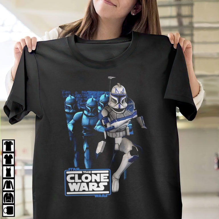 Star Wars The Clone Wars Clone Captain Rex Mashup T-Shirt