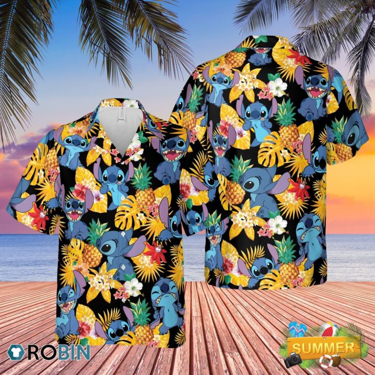 Stitch Tropical Hawaiian Shirt Aloha Shirt