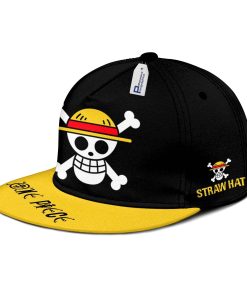 Straw Hat Pirates Hat Cap One Piece Anime Snapback Hat