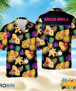Taco Bell Yellow Hawaiian Shirt Aloha Shirt Taco Bell Yellow Hawaiian Shirt Aloha Shirt