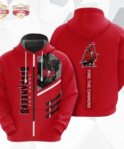 Tampa Bay Buccaneers Fire The Cannons 3D Print Hoodie