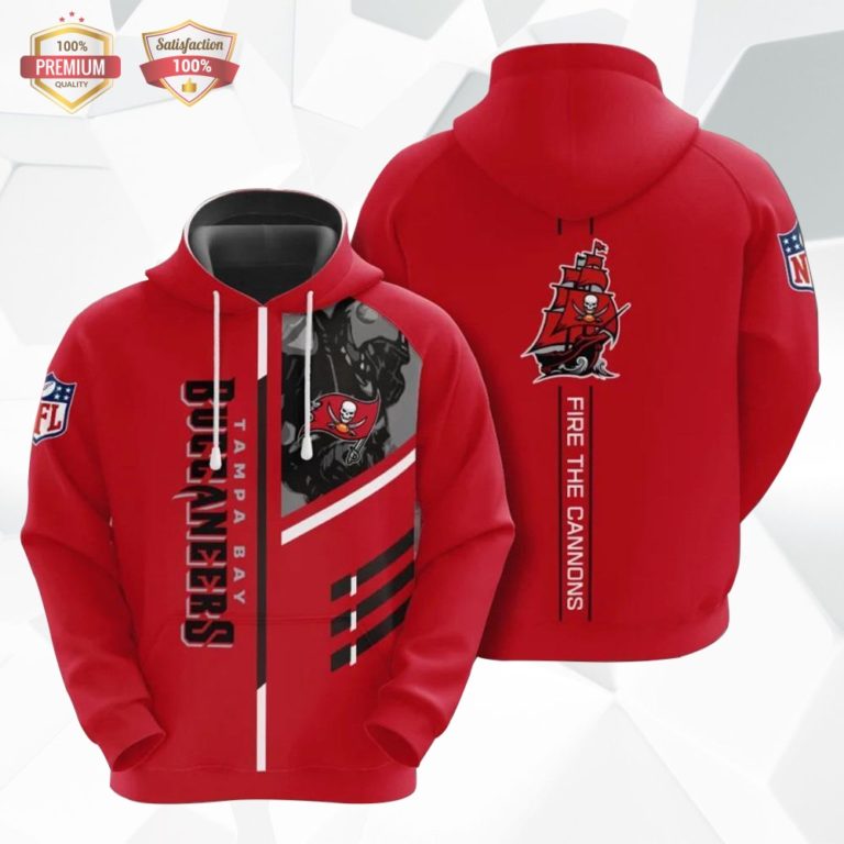 Tampa Bay Buccaneers Fire The Cannons 3D Print Hoodie