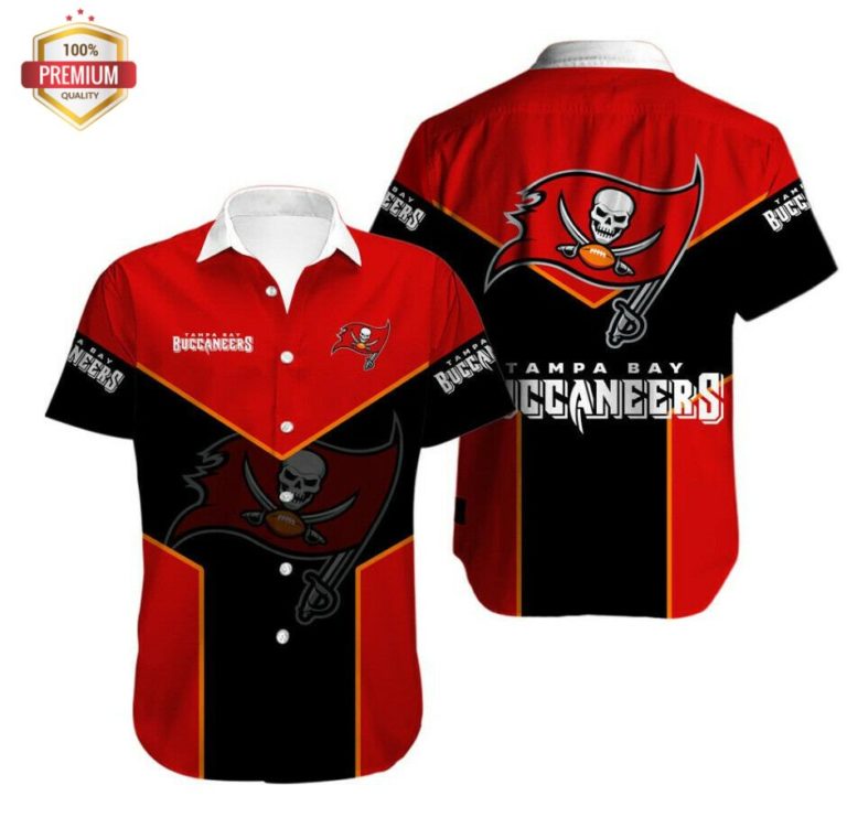 Tampa Bay Buccaneers Football Casual Button-Down Shirt