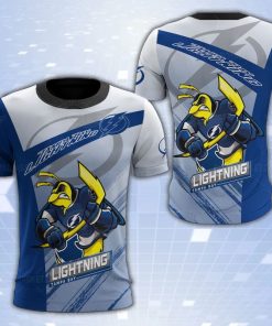 Tampa Bay Lightning Mascot 3D Print T-Shirt