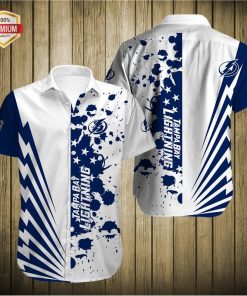 Tampa Bay Lightning Team AOP Short Sleeve Button Shirt