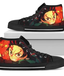 Tanjiro Fire Breathing High Top Shoes