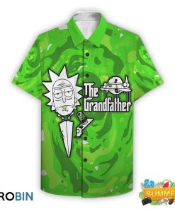 The Grandfather Rick And Morty Hawaiian Shirt