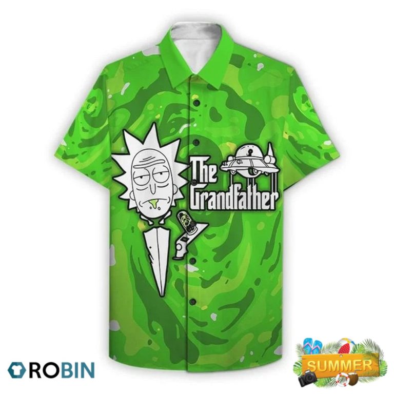 The Grandfather Rick And Morty Hawaiian Shirt