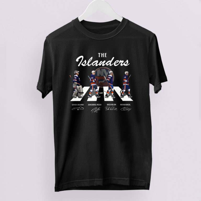 The Islanders Abbey Road ignatures shirt, Semyon Varlamov T-Shirt