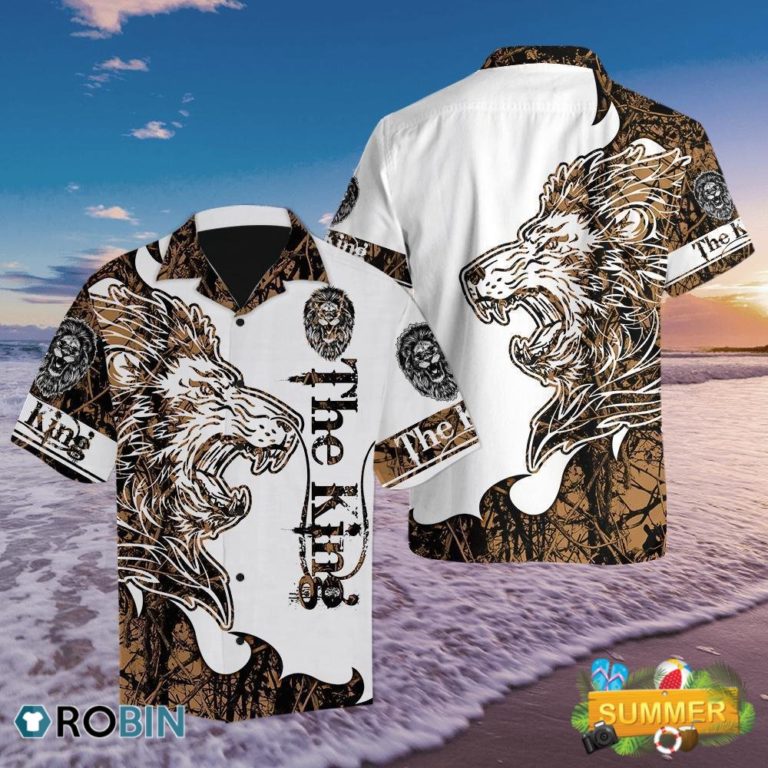 The King Lion Tattoo Hawaii Shirt Summer Shirt