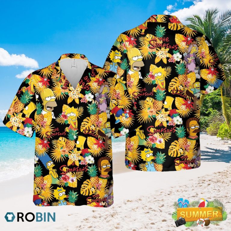 The Simpsons Hawaiian Shirt Summer Shirt