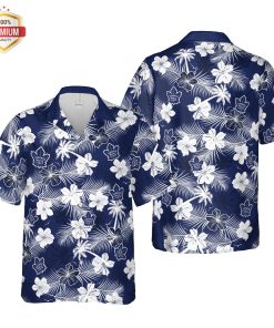 Toronto Maple Hawaii Floral, Hawaiian Beach Shirt Short Sleeve