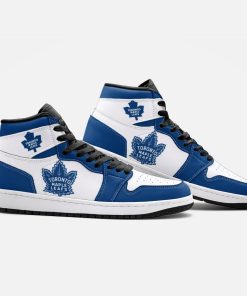 Toronto Maple Leafs Hockey Custom Air Jordan 1 High Sneakers Toronto Maple Leafs Hockey Custom Air Jordan 1 High Sneakers