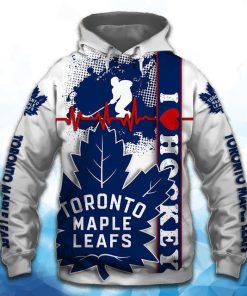 Toronto Maple Leafs All Over Print Hoodie