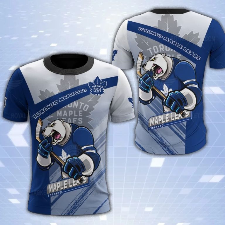 Toronto Maple Leafs Mascot 3D Print T-Shirt