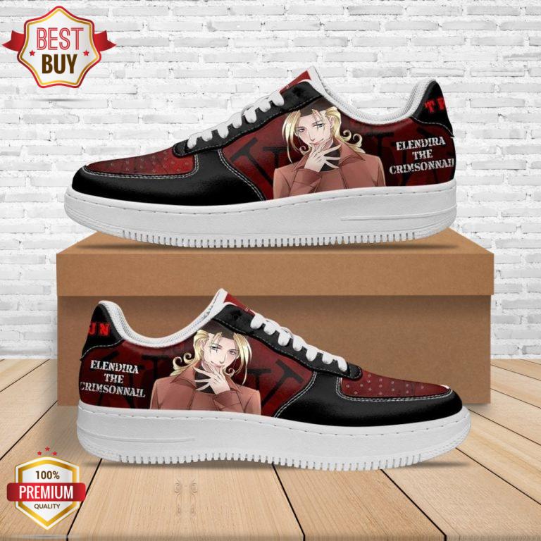 Trigun Elendira the Crimsonnail Anime Custom Air Force 1 Sneakers