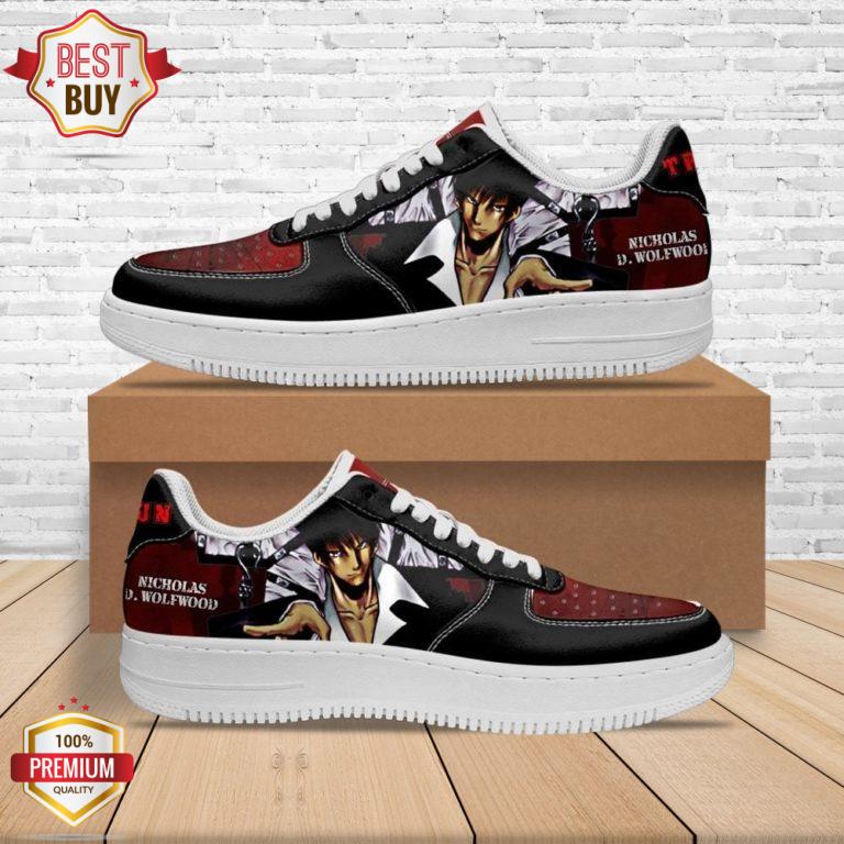 Trigun Nicholas D. Wolfwood Anime Air Force 1 Shoes