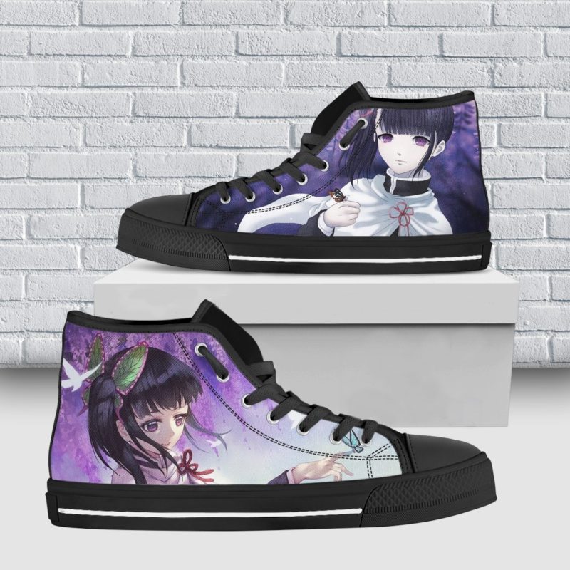 Tsuyuri Kanao High Top Shoes Demon Slayer Anime Shoes - RobinPlaceFabrics