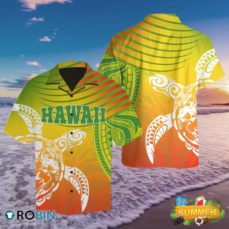Turtle Hawaii Shirt Summer Shirt- Summer Beach Shirt