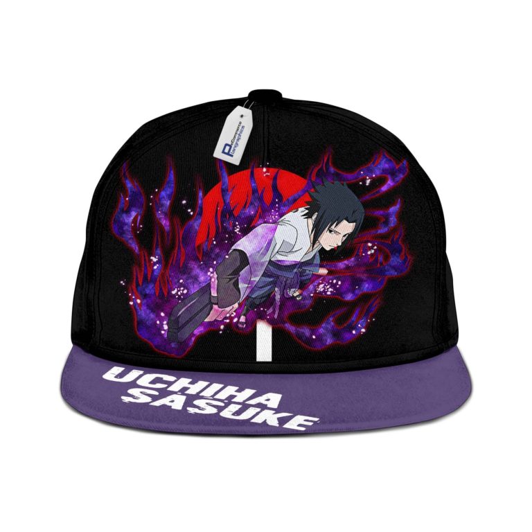 Uchiha Sasuke Snapback Hat Custom Naruto Anime Hat
