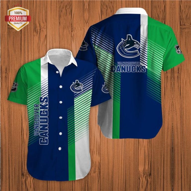 Vancouver Canucks Casual Button-Down Shirt