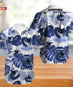 Vancouver Canucks Hawaiian Shirt, Hawaiian Beach Shirt Short Sleeve