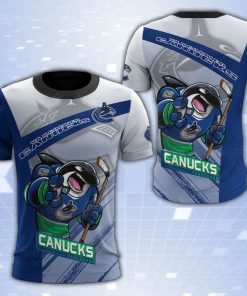 Vancouver Canucks Mascot 3D Print T-Shirt