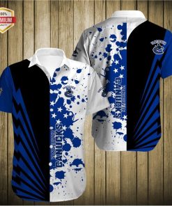 Vancouver Canucks Team AOP Short Sleeve Button Shirt