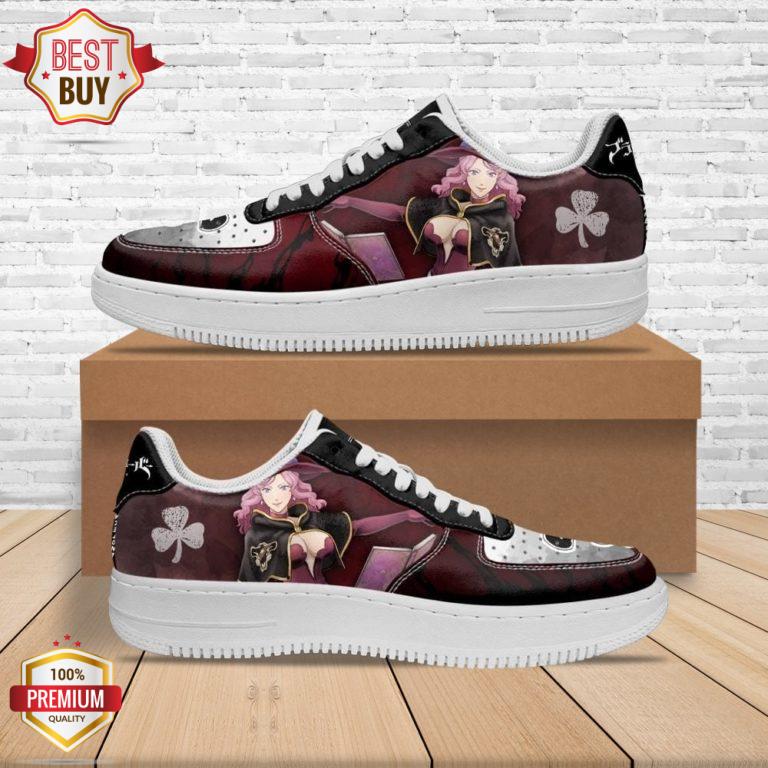 Vanessa Enoteca Black Bull Knight Black Clover Anime Custom Air Force 1 Shoes
