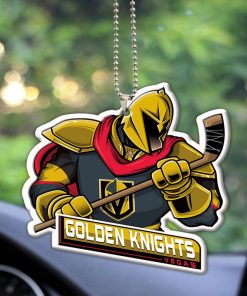 Vegas Golden Knights Mascot Acrylic Car Ornament Vegas Golden Knights Mascot Acrylic Car Ornament