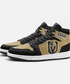 Vegas Golden Knights Custom Jordan 1 High Sneakers Vegas Golden Knights Custom Jordan 1 High Sneakers