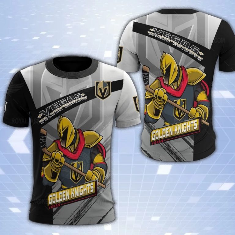 Vegas Golden Knights Mascot 3D Print T-Shirt