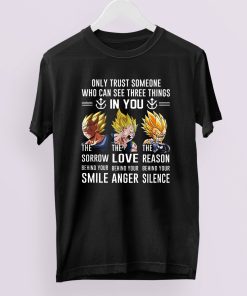 Vegeta the sorrow behind your smile the love T-Shirt Vegeta the sorrow behind your smile the love T-Shirt