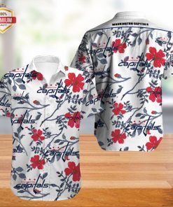 Washington Capitals Hawaiian Shirt, Hawaiian Beach Shirt Short Sleeve Washington Capitals Hawaiian Shirt, Hawaiian Beach Shirt Short Sleeve