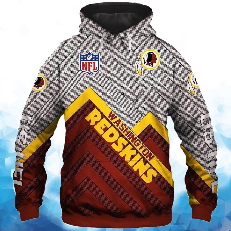 Washington Redskins All Over Print Hoodie