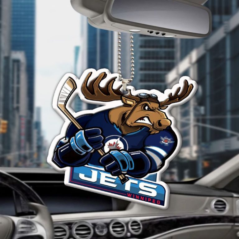 Winnipeg Jets Mascot Acrylic Car Ornament