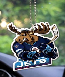 Winnipeg Jets Mascot Acrylic Car Ornament Winnipeg Jets Mascot Acrylic Car Ornament