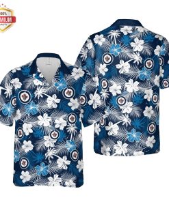 Winnipeg Jets Hawaii Floral, Hawaiian Beach Shirt Short Sleeve