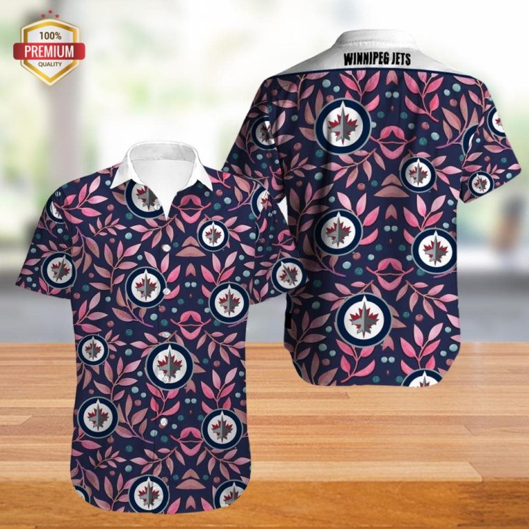 Winnipeg Jets Hockey Casual Button Shirt