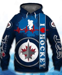 Winnipeg Jets 3D All Over Print Hoodie