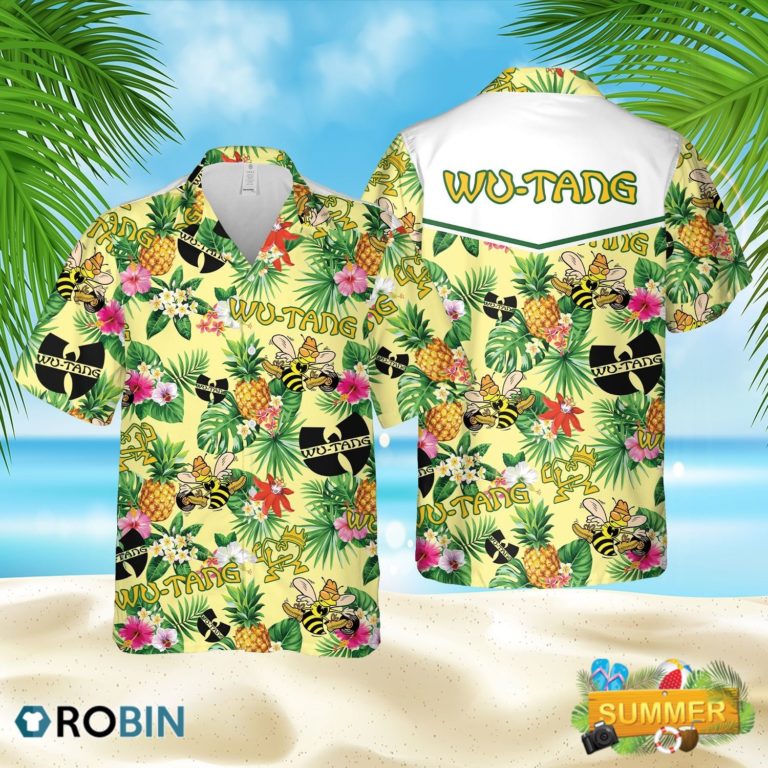 Wu Tang Clan Tropical Hawaiian Shirt- Summer Beach Shirt