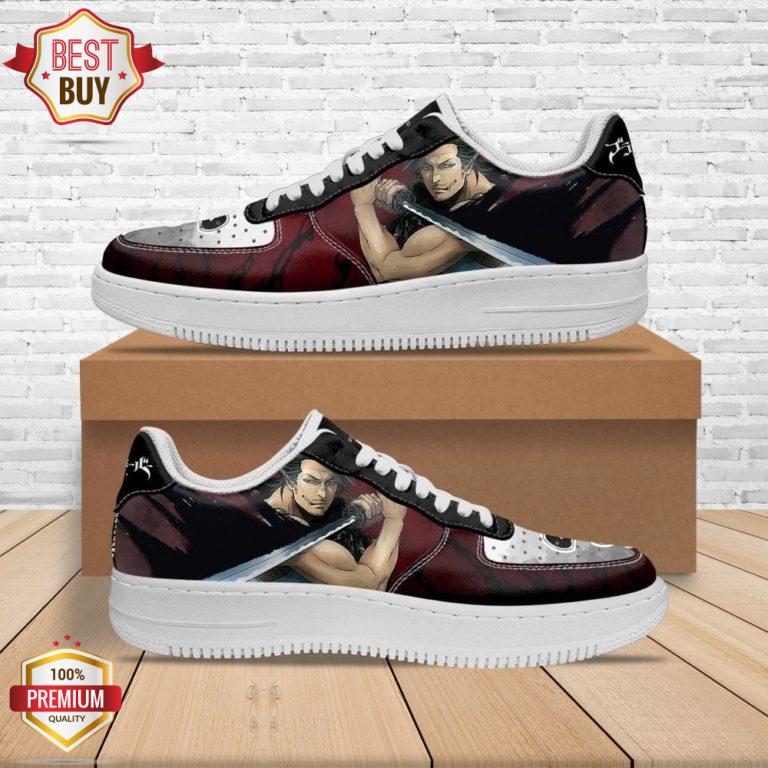 Yami Sukehiro Black Bull Knight Black Clover Anime Air Force 1 Shoes