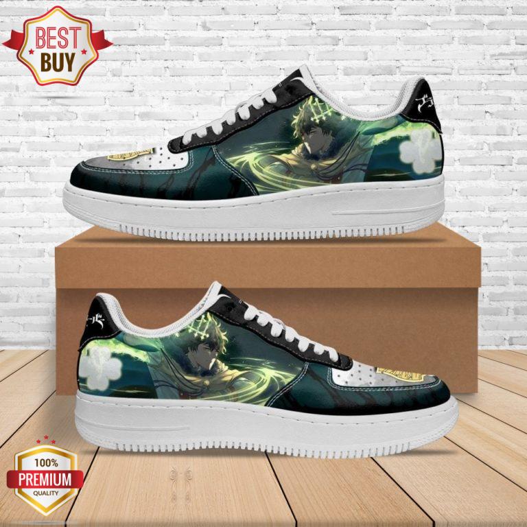 Yuno Golden Dawn Magic Knight Black Clover Anime Custom Air Force 1 Shoes