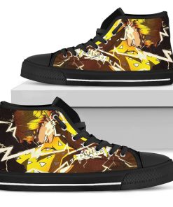 Zenitsu Agatsuma Demon Slayer Canvas High Top Shoes
