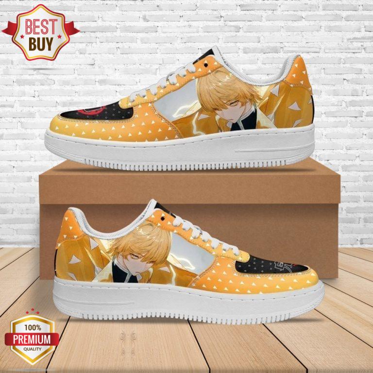 Zenitsu Demon Slayer Anime Air Force 1 Shoes