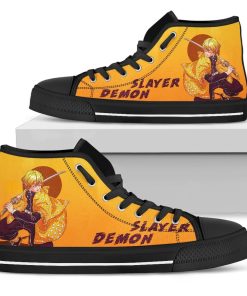 Zenitsu Demon Slayer Shoes High Top Shoes
