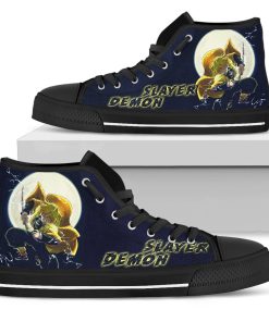 Zenitsu Kimetsu No Yaiba Canvas High Top Shoes