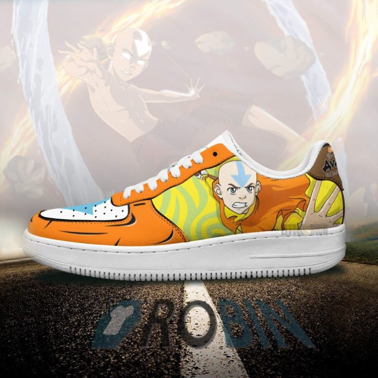 Aang Air Force 1 Sneakers Custom Avatar The Last Airbender Anime Shoes