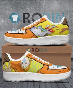 Aang Air Force 1 Sneakers Custom Avatar The Last Airbender Anime Shoes